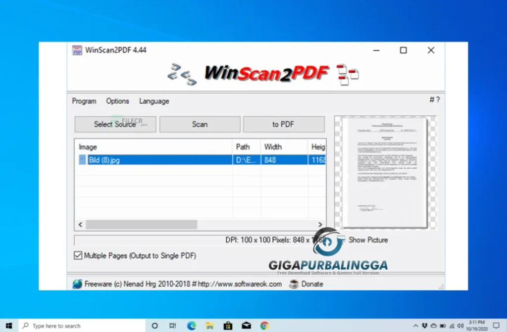 WinScan2PDF Download