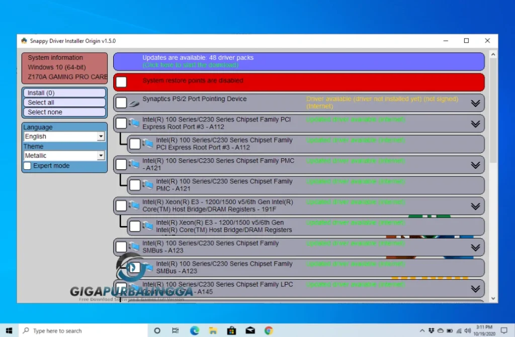 snappy driver installer offline