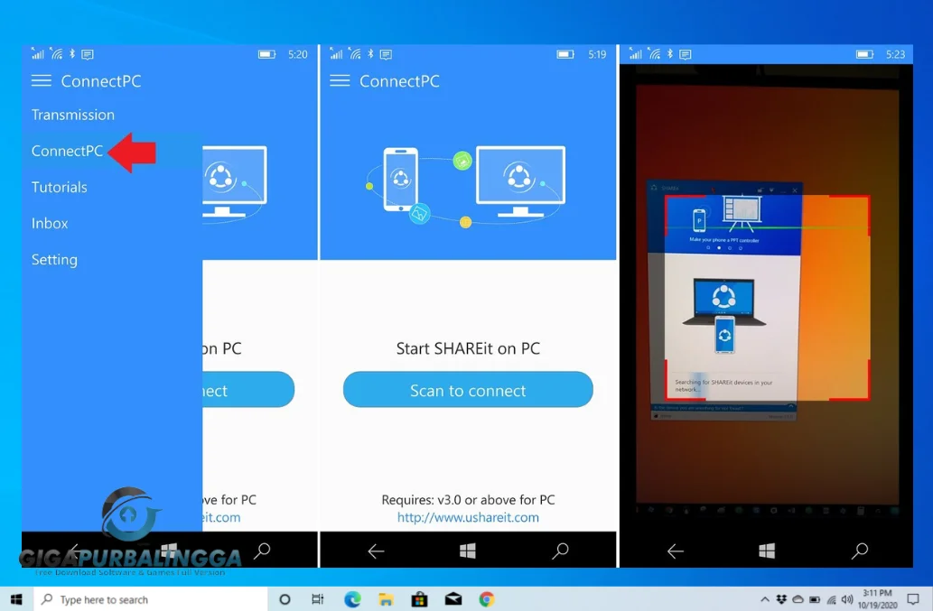 aplikasi shareit pc