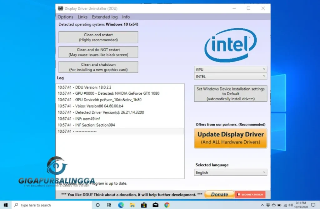 display driver uninstaller bagas31