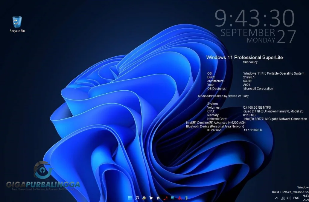 Windows 11 Pro Super Lite full