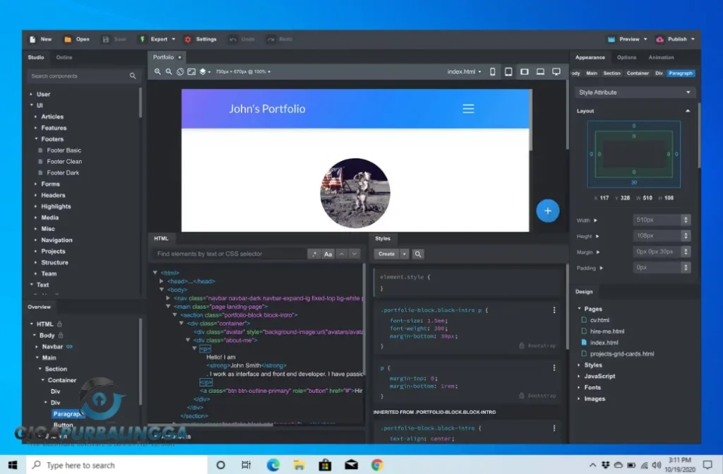 bootstrap studio download