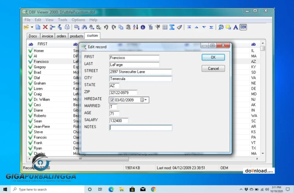 dbf viewer 2000 full version
