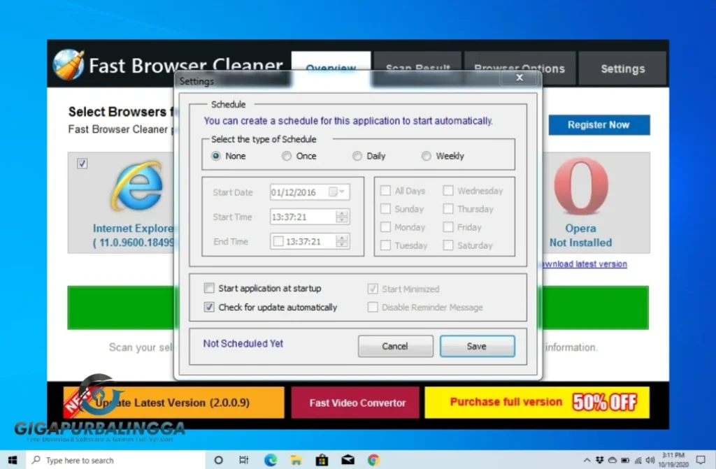 fast browser cleaner full