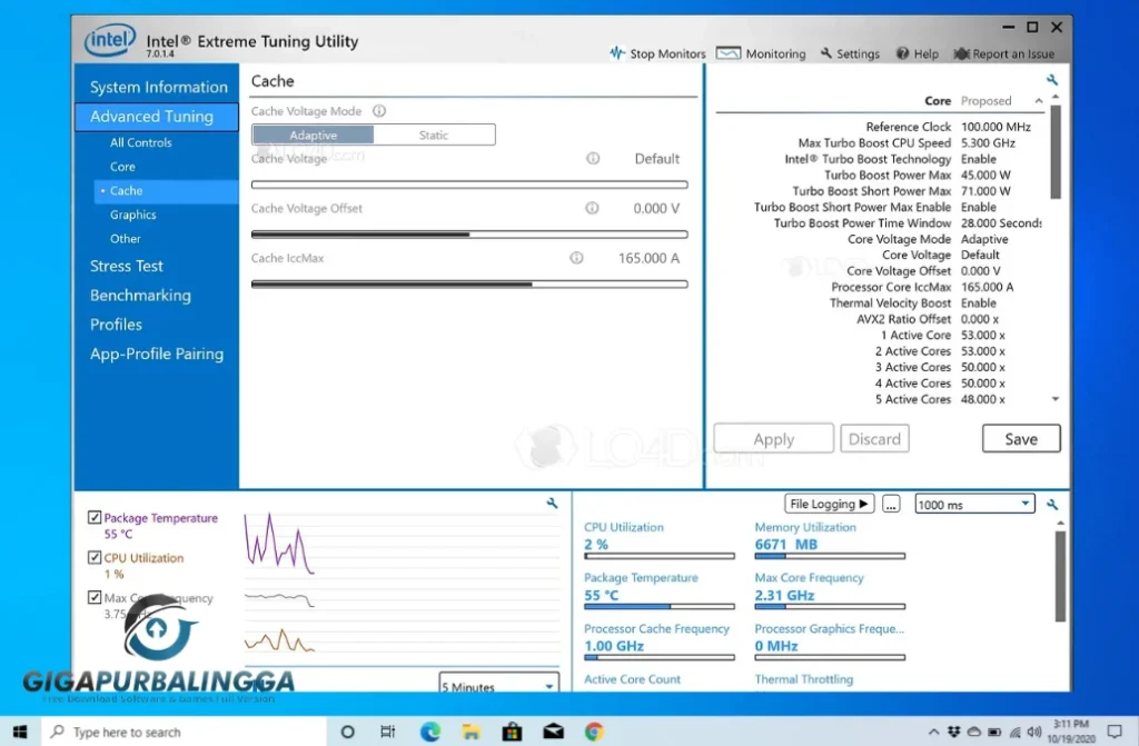 intel extreme tuning utility