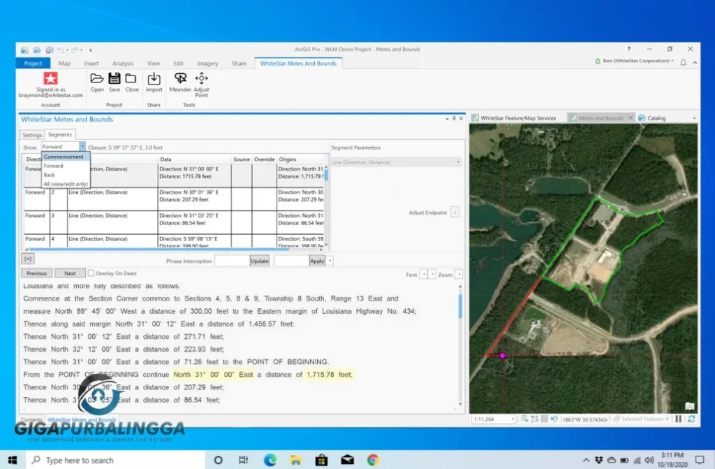 metes and bounds pro
