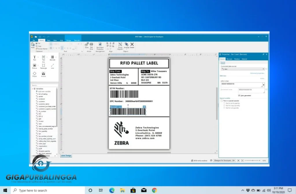 zebradesigner for developers