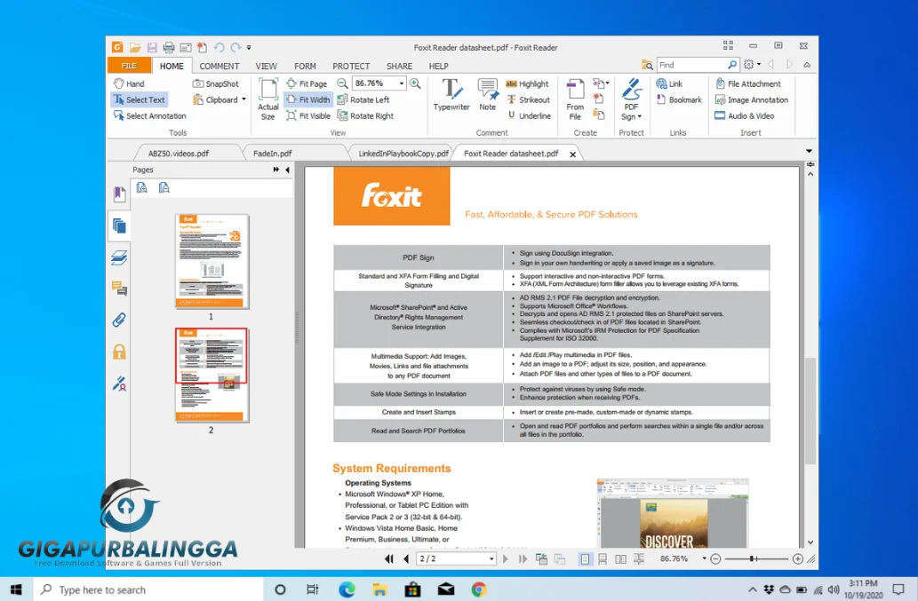 foxit reader free download for windows 10 64-bit