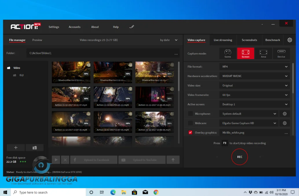 mirillis action for mac