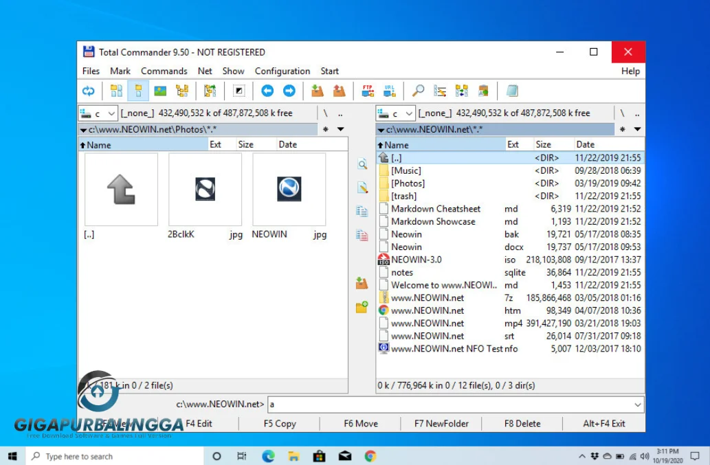 total commander portable