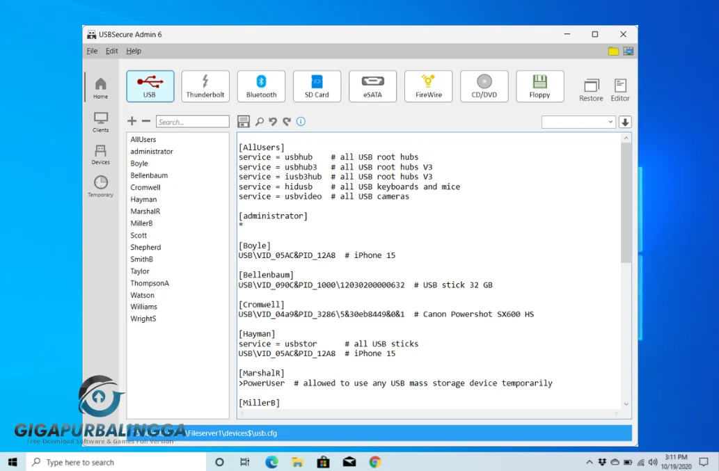 usb lockit for windows 10
