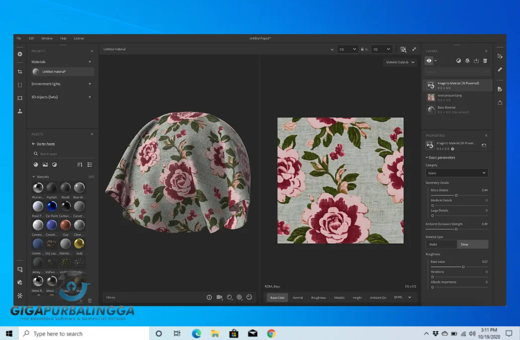 what is adobe substance 3d sampler