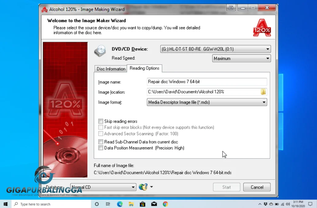 alcohol 120% free download with crack