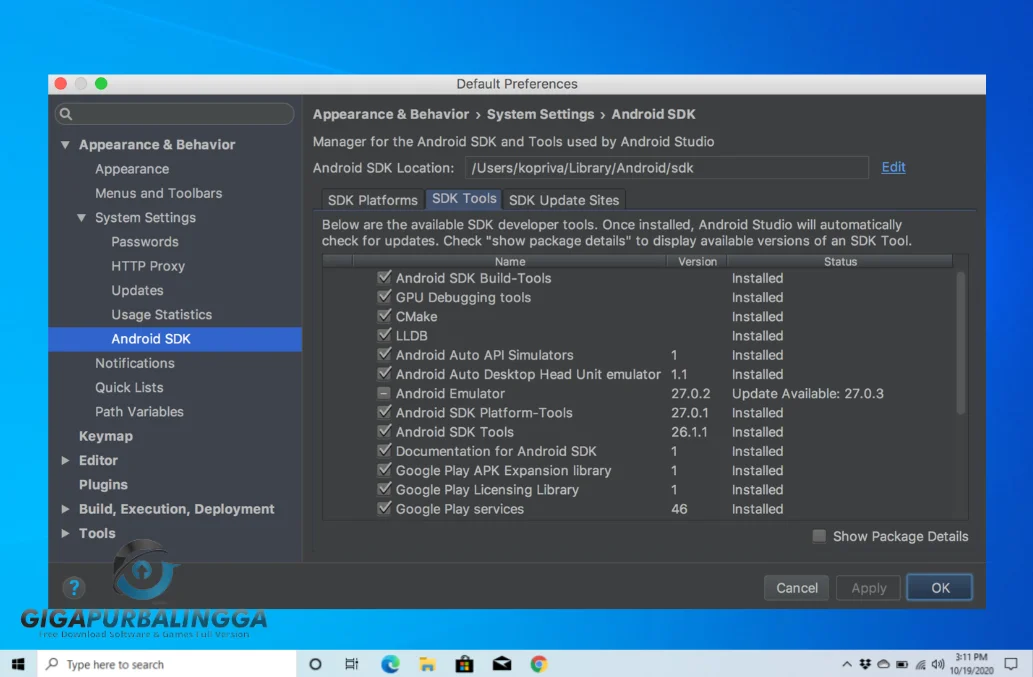 android sdk tools dowload