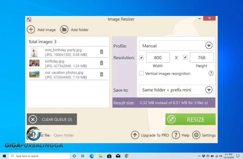download icecream image resizer