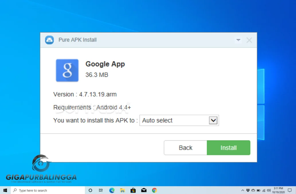 download pure apk install