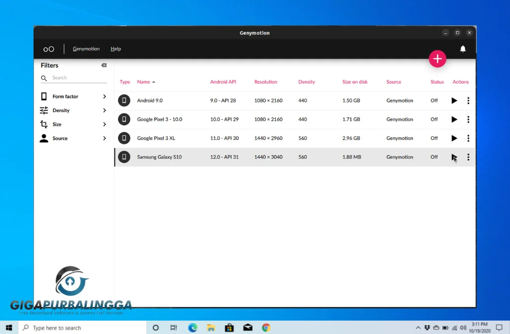 genymotion emulator download