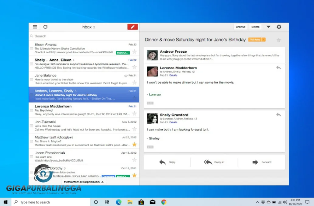 gmail offline firefox