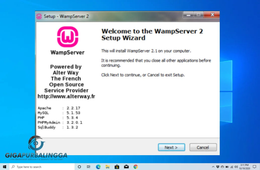 wampserver for windows
