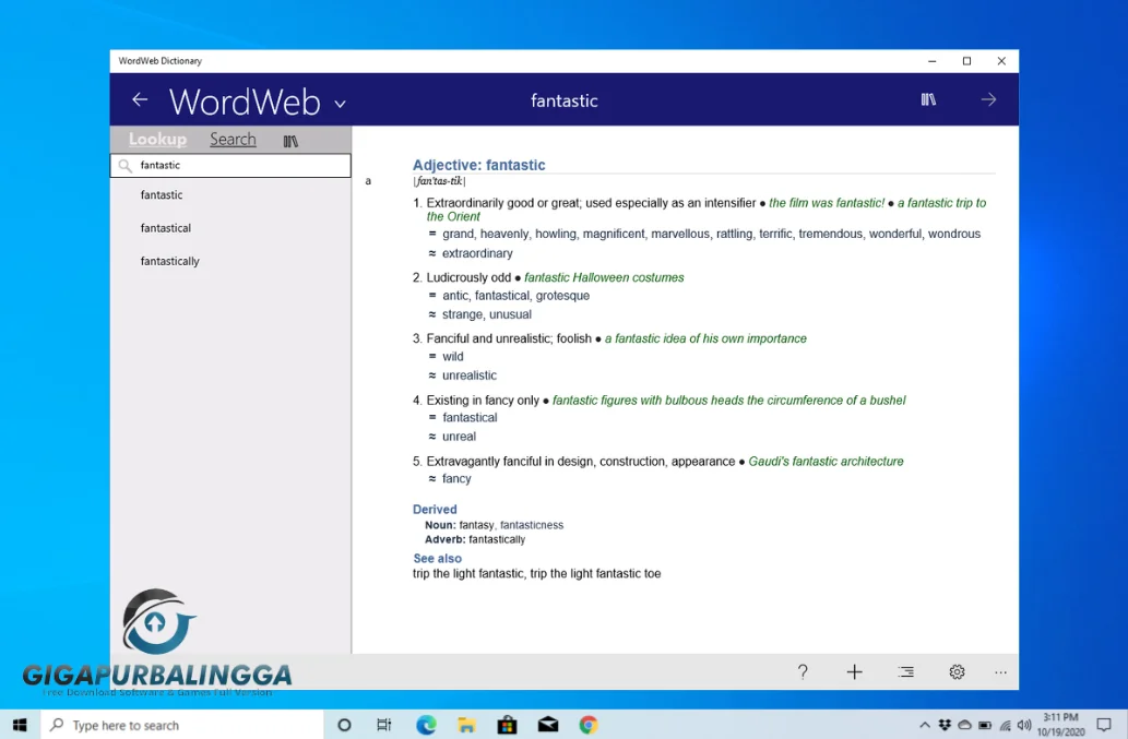 wordweb for mac free download