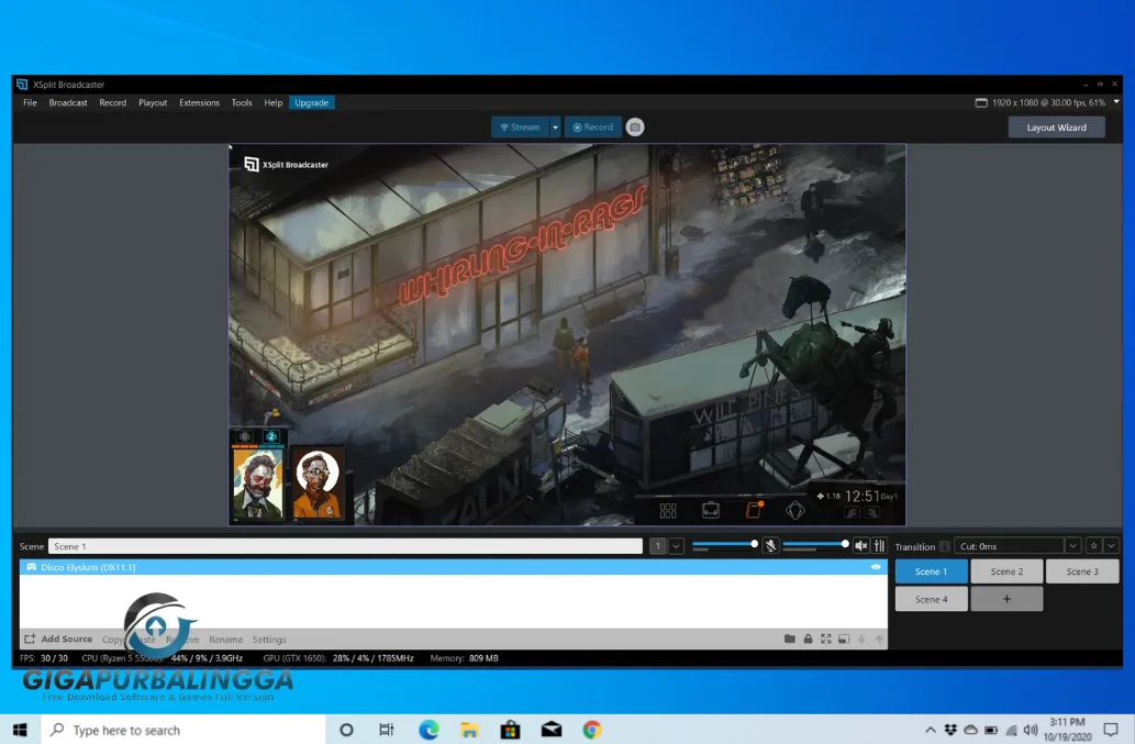 xsplit broadcaster free download for windows 10