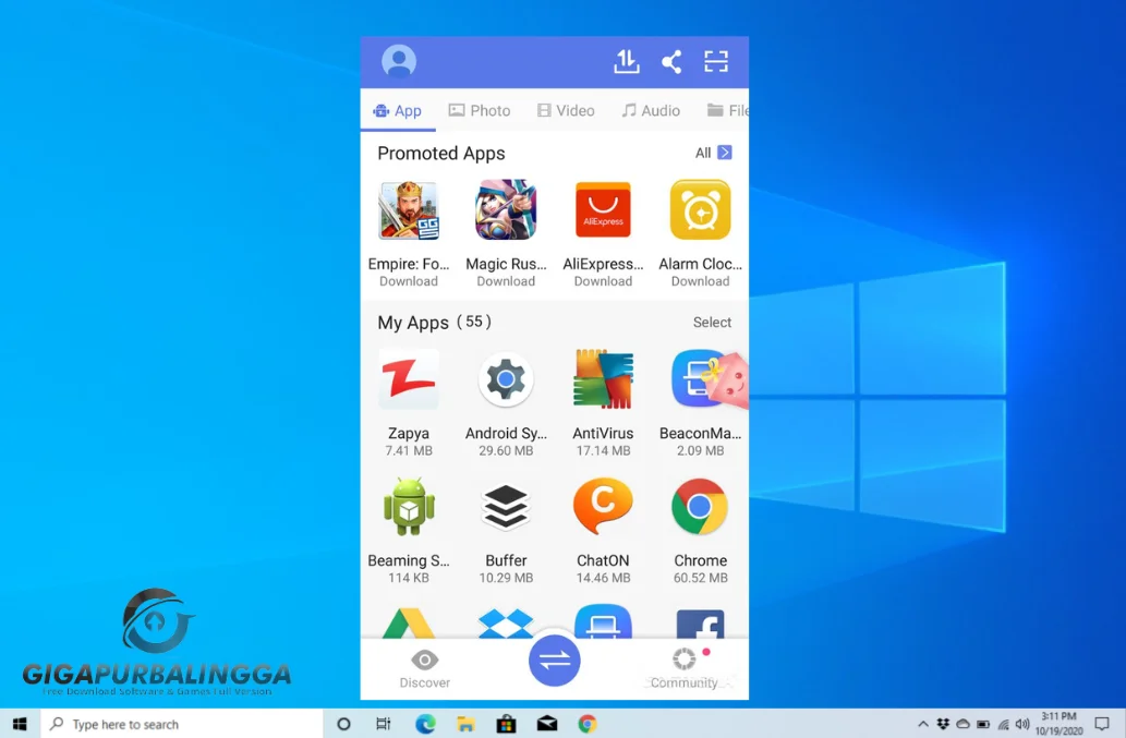 zapya for pc offline installer