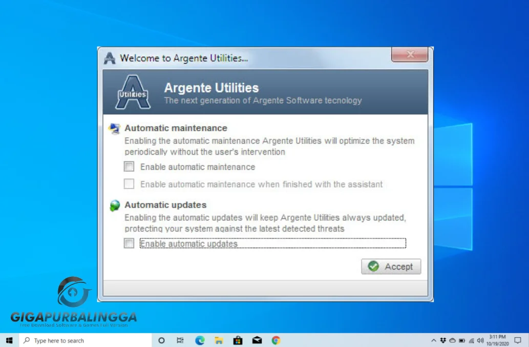 Argente System Repair free download