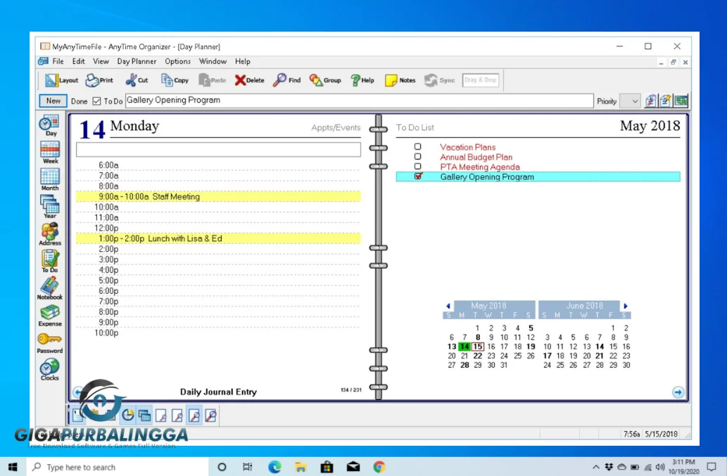 anytime organizer deluxe