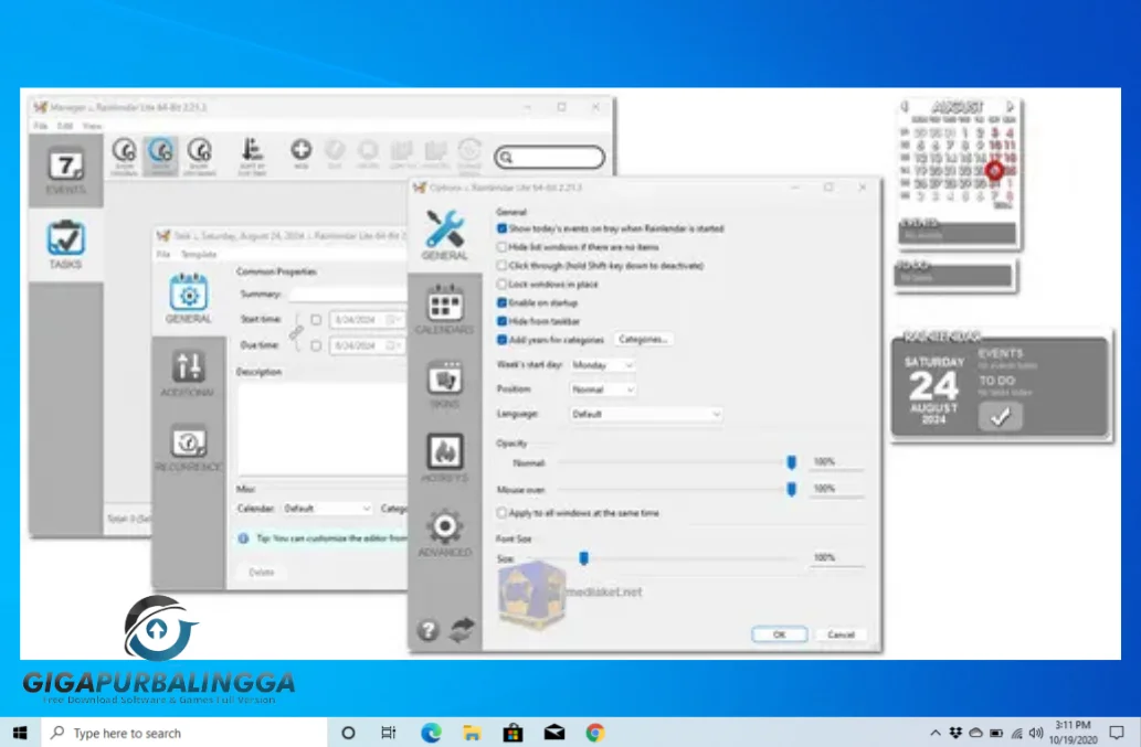 rainlendar pro portable