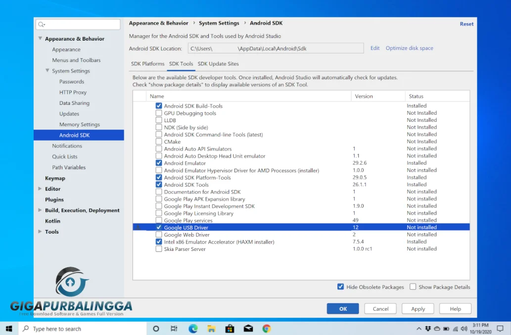 samsung android usb driver for windows