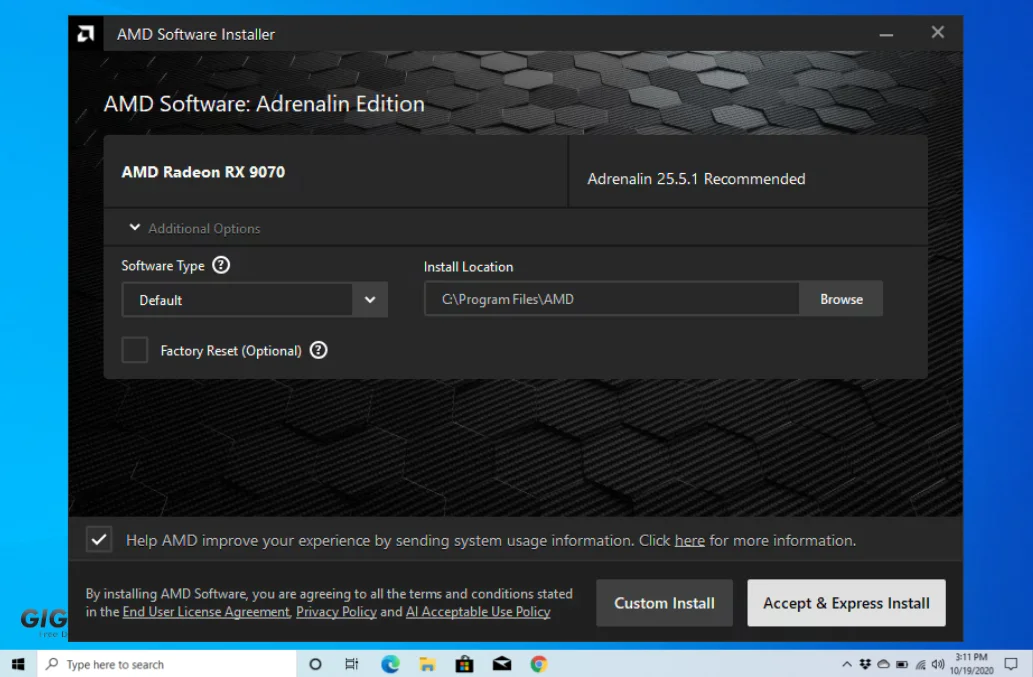amd driver autodetect tool windows 10