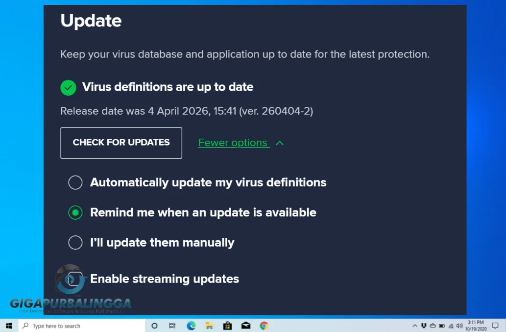 avast virus definitions outdated