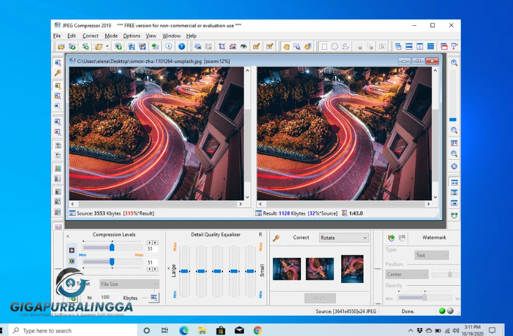 download advanced jpeg compressor portable