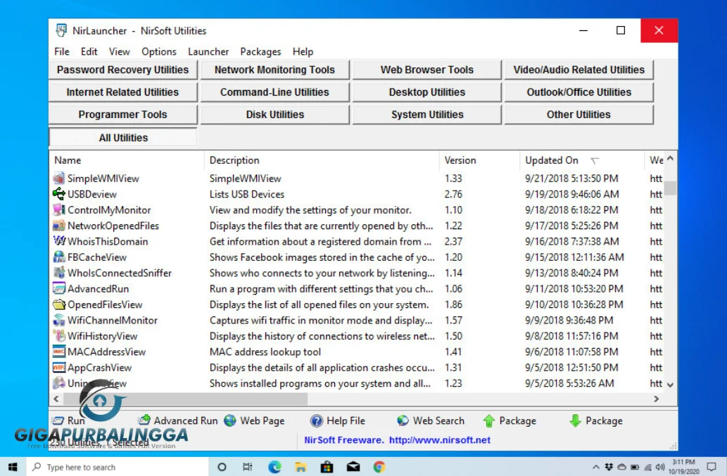 nirlauncher package free download