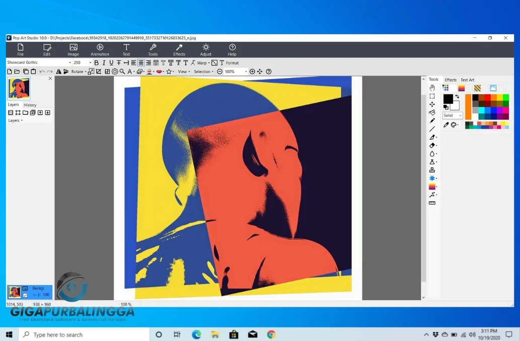 pop art studio online