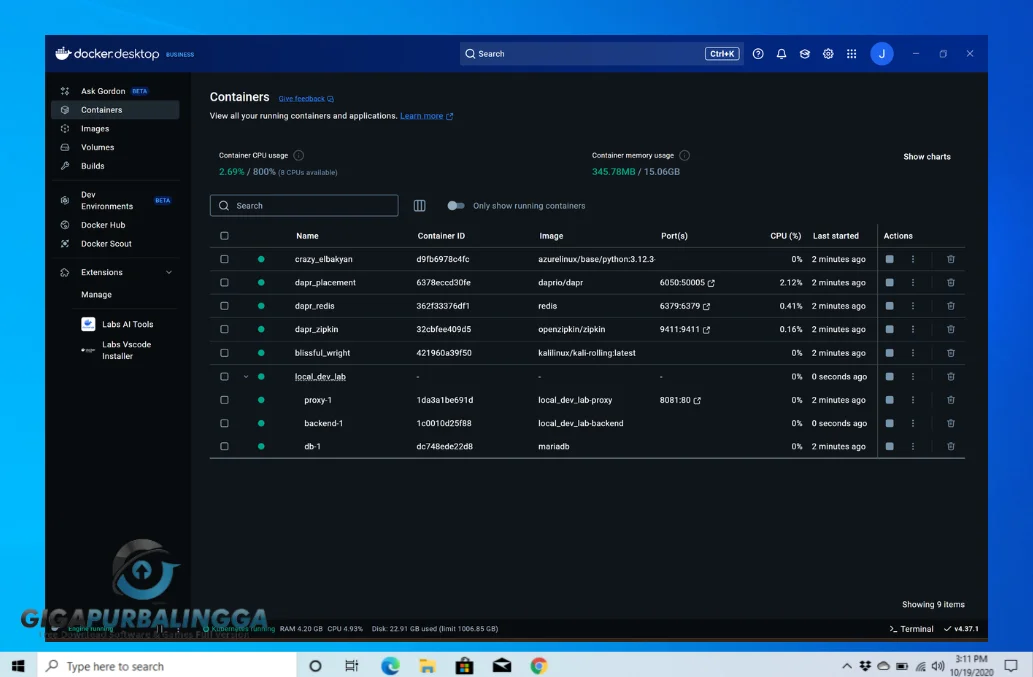 install docker desktop on windows server 2022