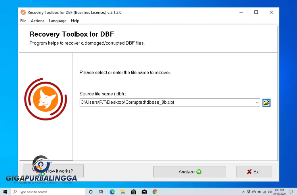 dbf recovery free