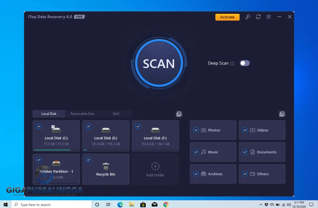 itop data recovery pro key