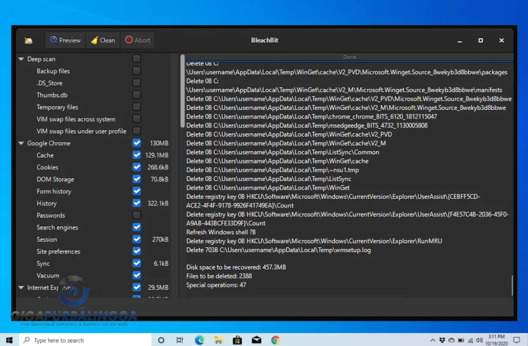 bleachbit software