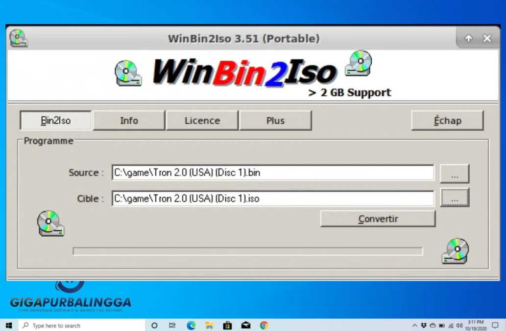 WinBin2Iso Free Download Versi Terbaru untuk Windows di Gigapurbalingga Free Download - Gigapurbalingga winbin2iso